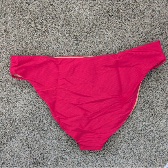 J.Crew Ribbed High-Rise Classic Cheeky Bikini Bottom Hot Pink SZ XXL NWT - Picture 12 of 14
